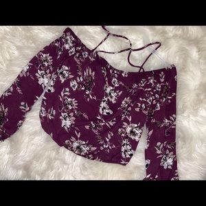 Floral crop top